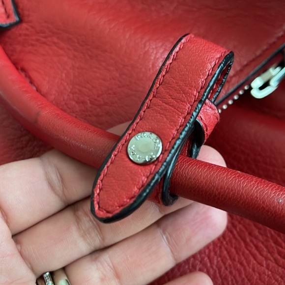 PRADA Handbag Tote Red Large - Picture 13 of 17